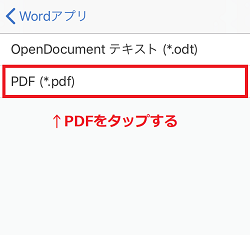 iPhone,Word,PDF変換