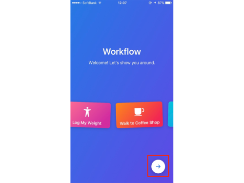 workflow，使い方