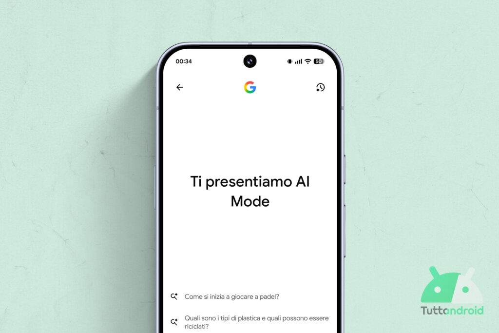 App Google - Ricerca Google - AI Mode - visual hero it