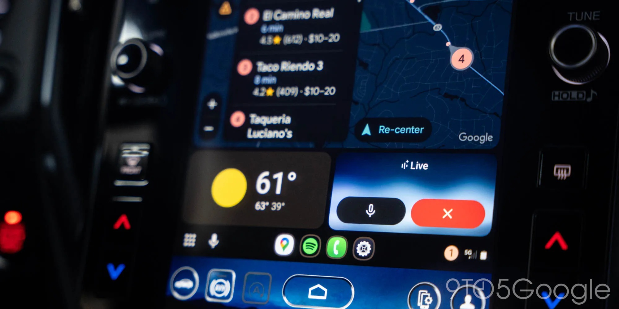 Android Auto v15.7 ベータ版 - Gemini Live 9to5Google