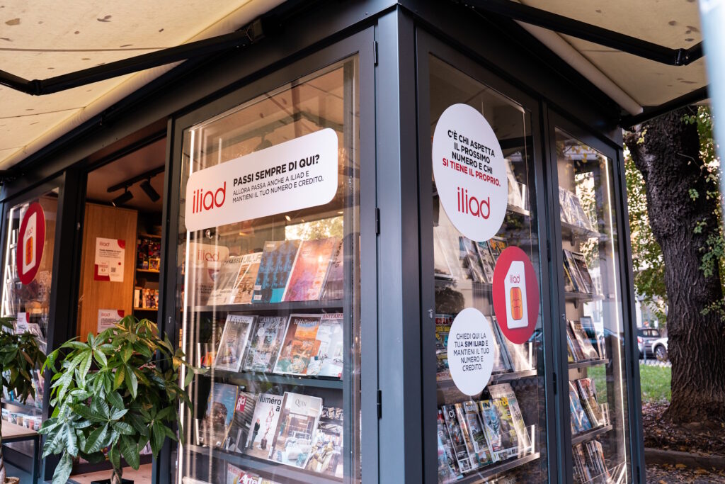 SIM Iliad Express in edicola