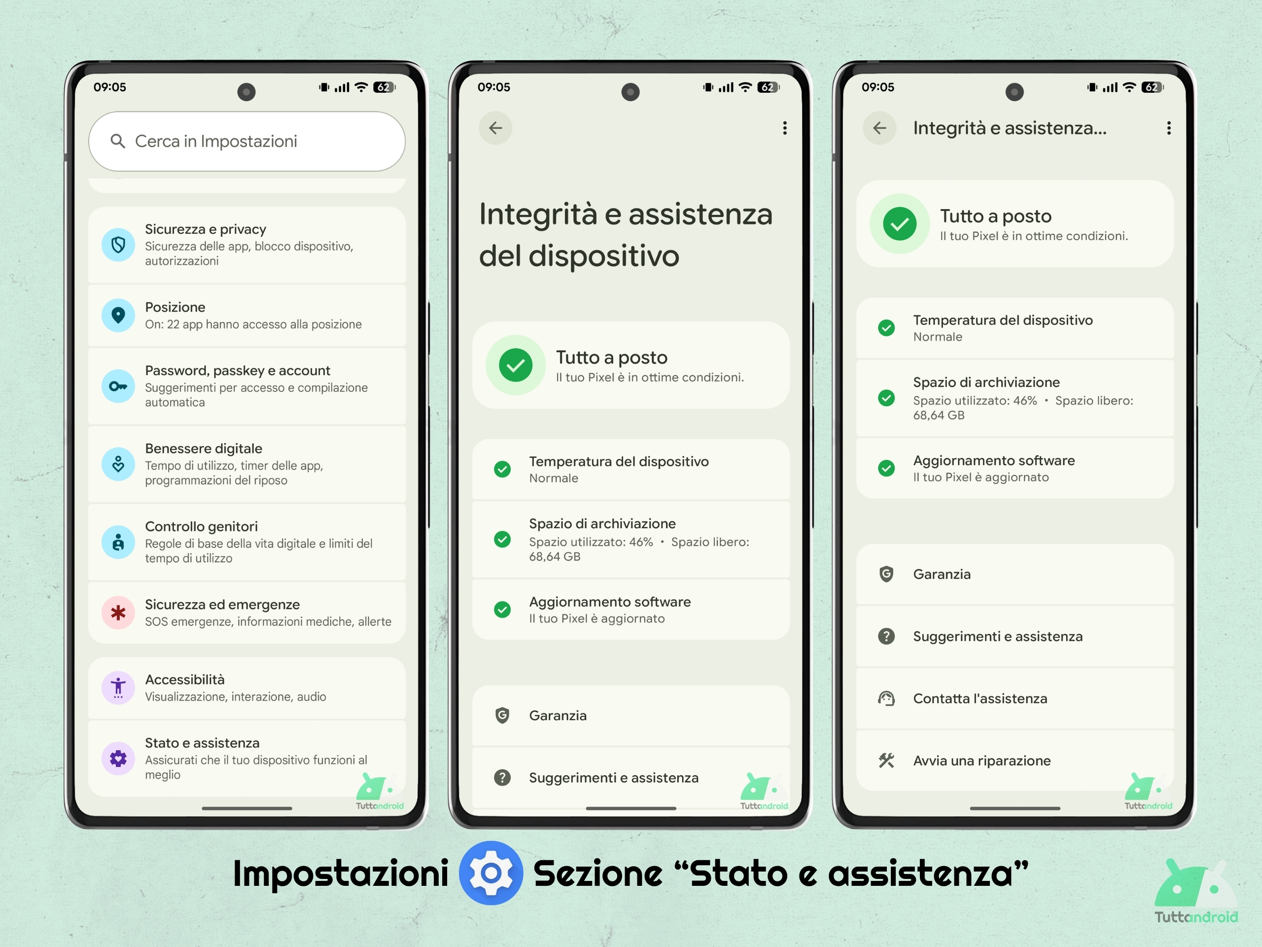 Google Pixel 7 Pro - Pixel Drop 2025 年 11 月 - 設定 - ステータスとサポート