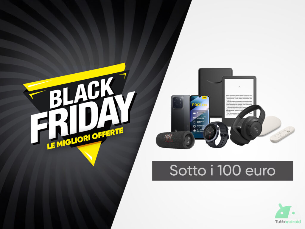 offerte sotto i 100 euro del Black Friday Amazon