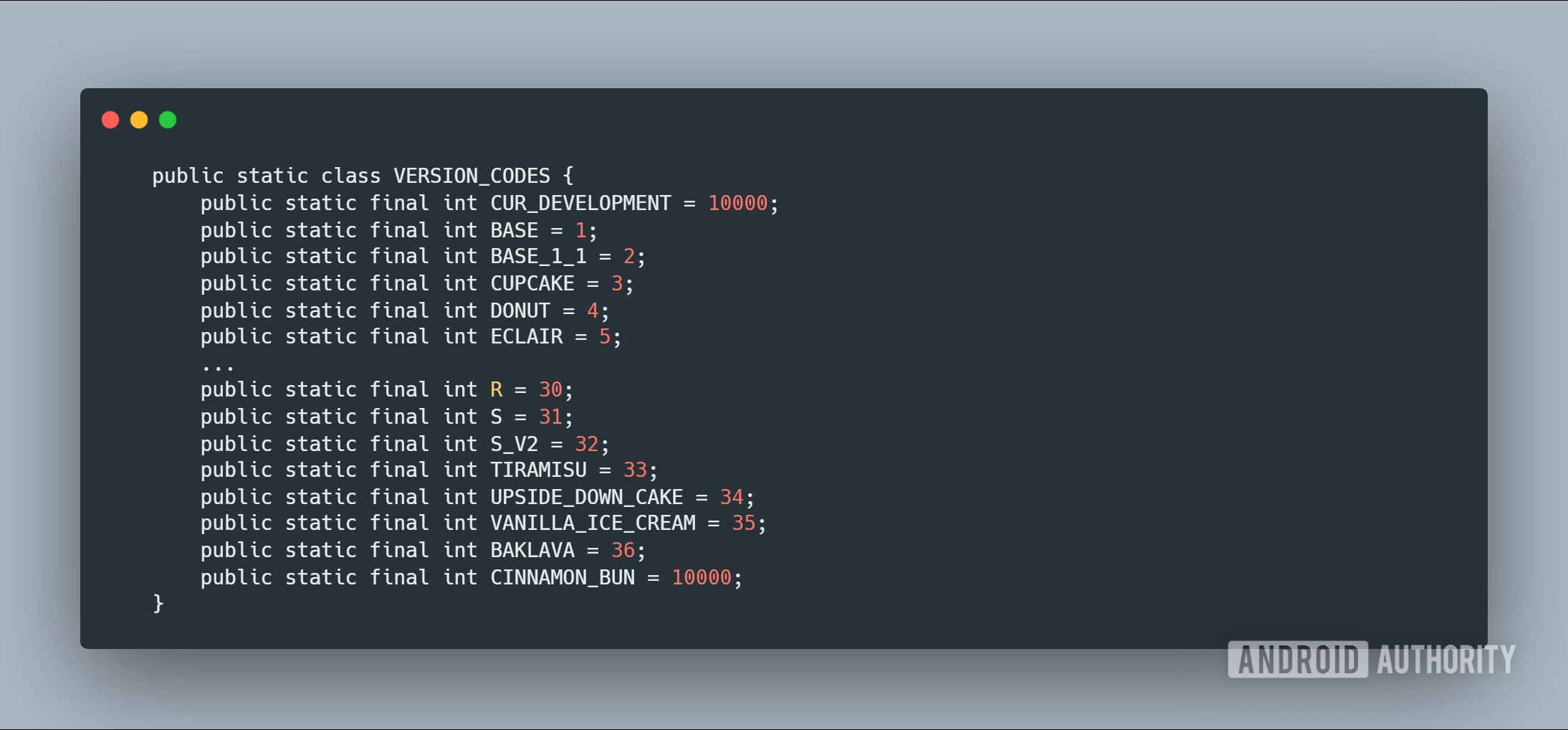 Android Canary 2511 の Android 17 シナモン パン