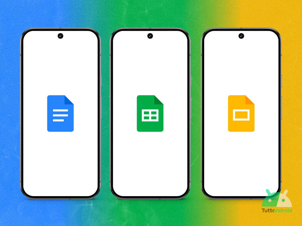 Google Documenti, Google Fogli e Google Presentazioni