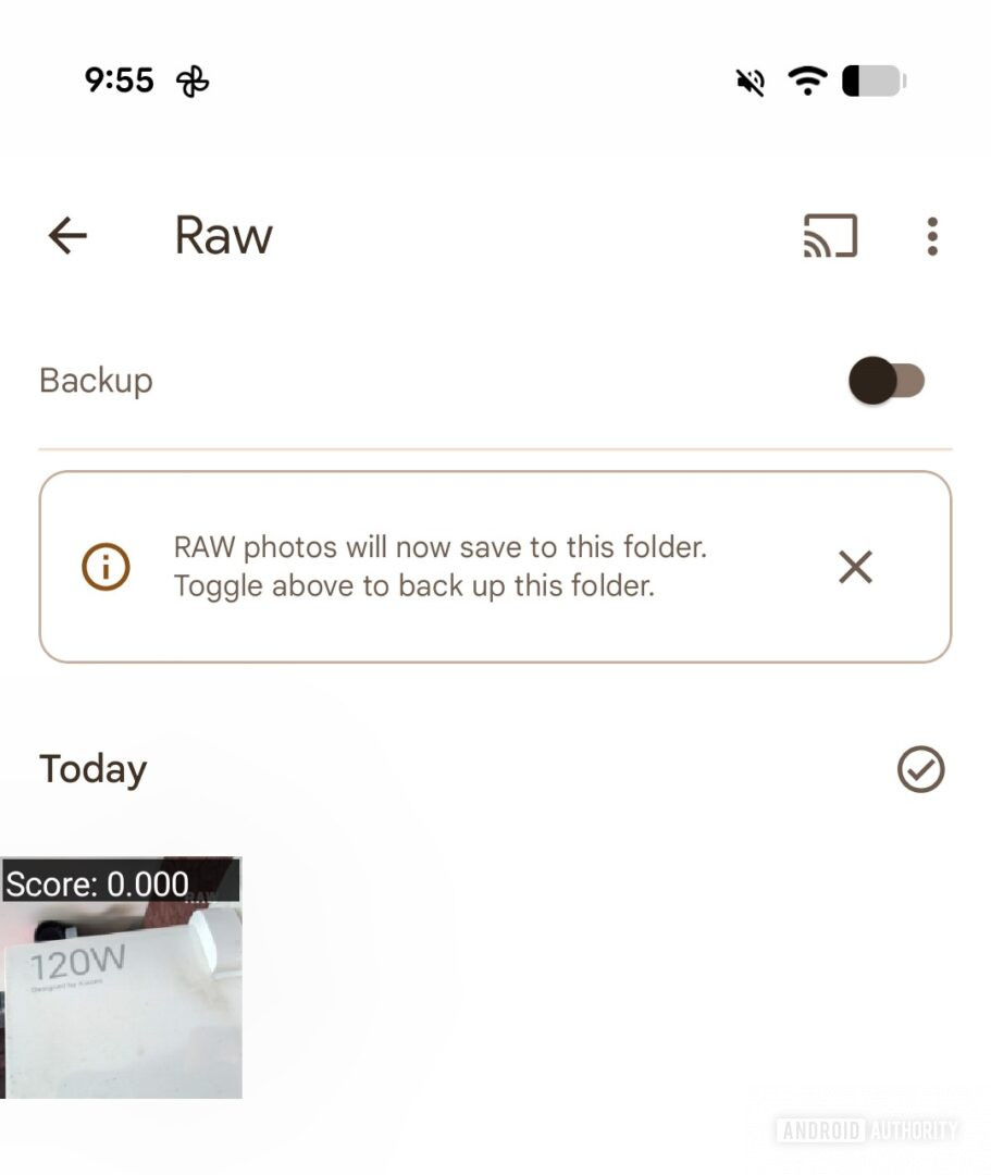 Google フォト v7.52 - Raw フォルダー