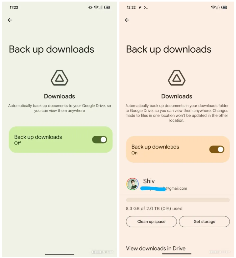 Androidのバックアップ