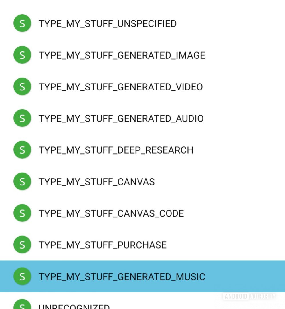 Google App v17.2.51 - マイ スタッフ AA セクションの音楽生成ツール