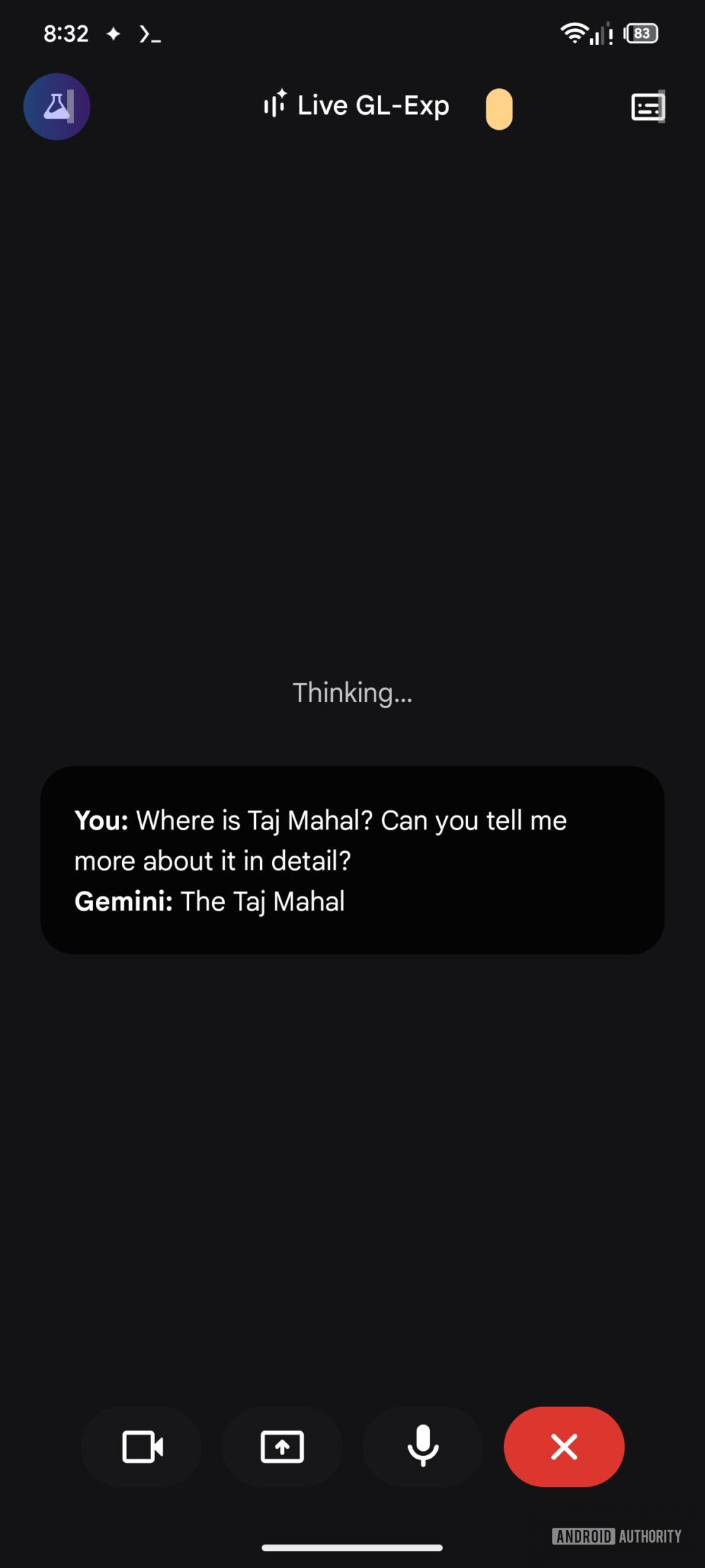 Google アプリ v17.2.51 ベータ版 - Gemini Live - 研究と思考 AA