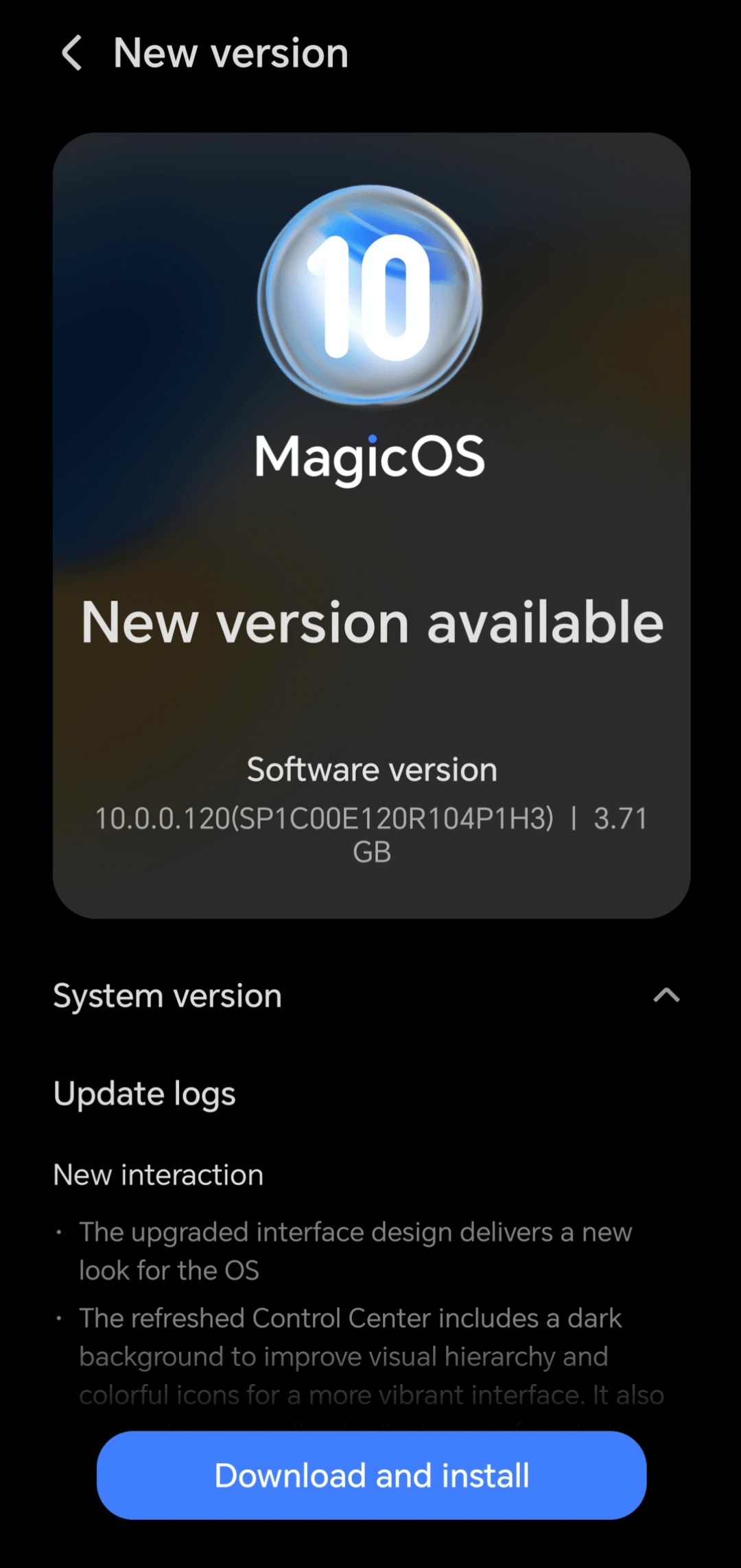 HONOR 200 用の MagicOS 10 アップデート