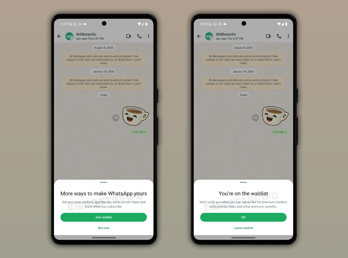WhatsApp ベータ版