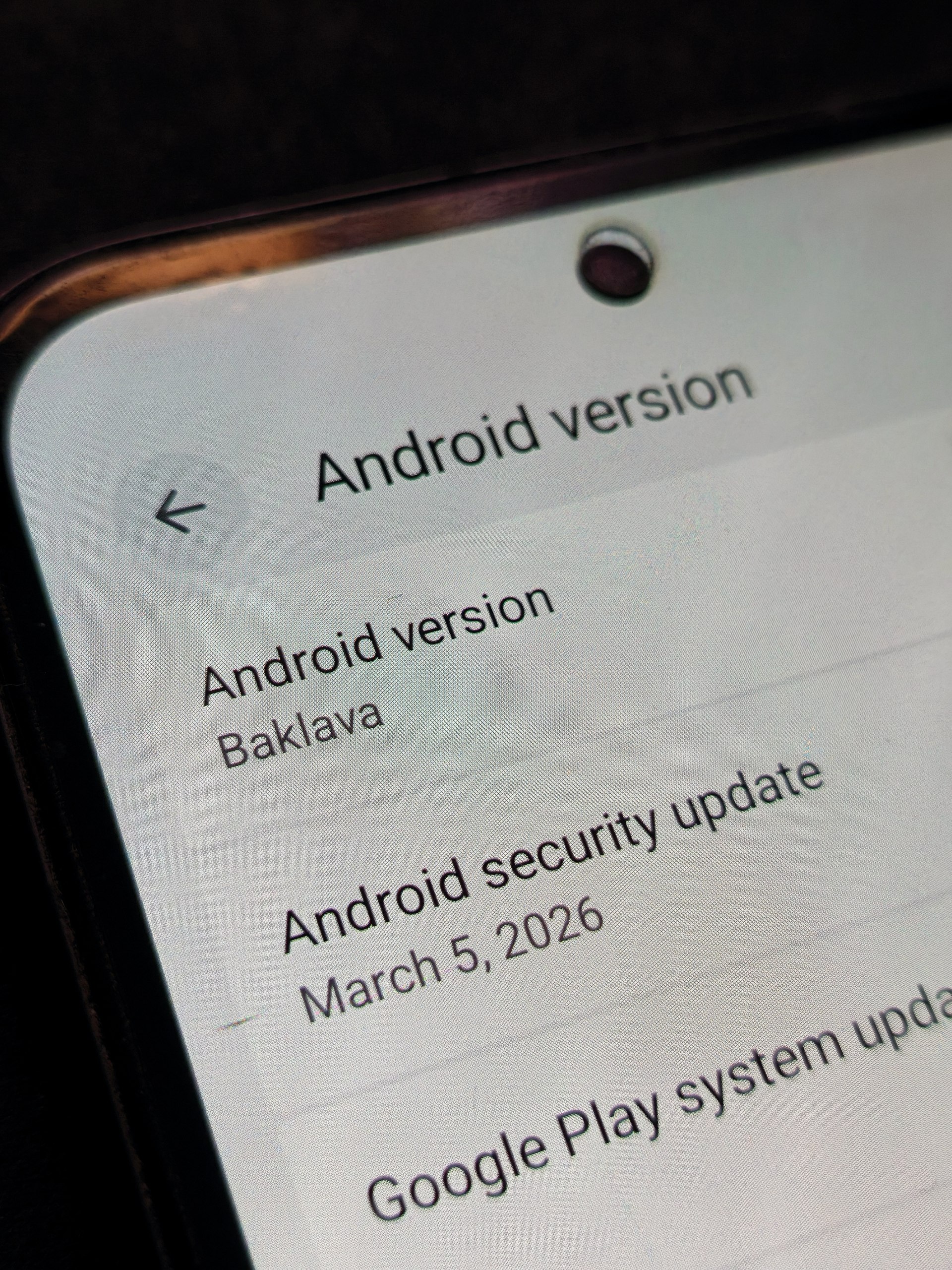 Android Baklava - AOSP ROM 2026 年 3 月 RKBDI