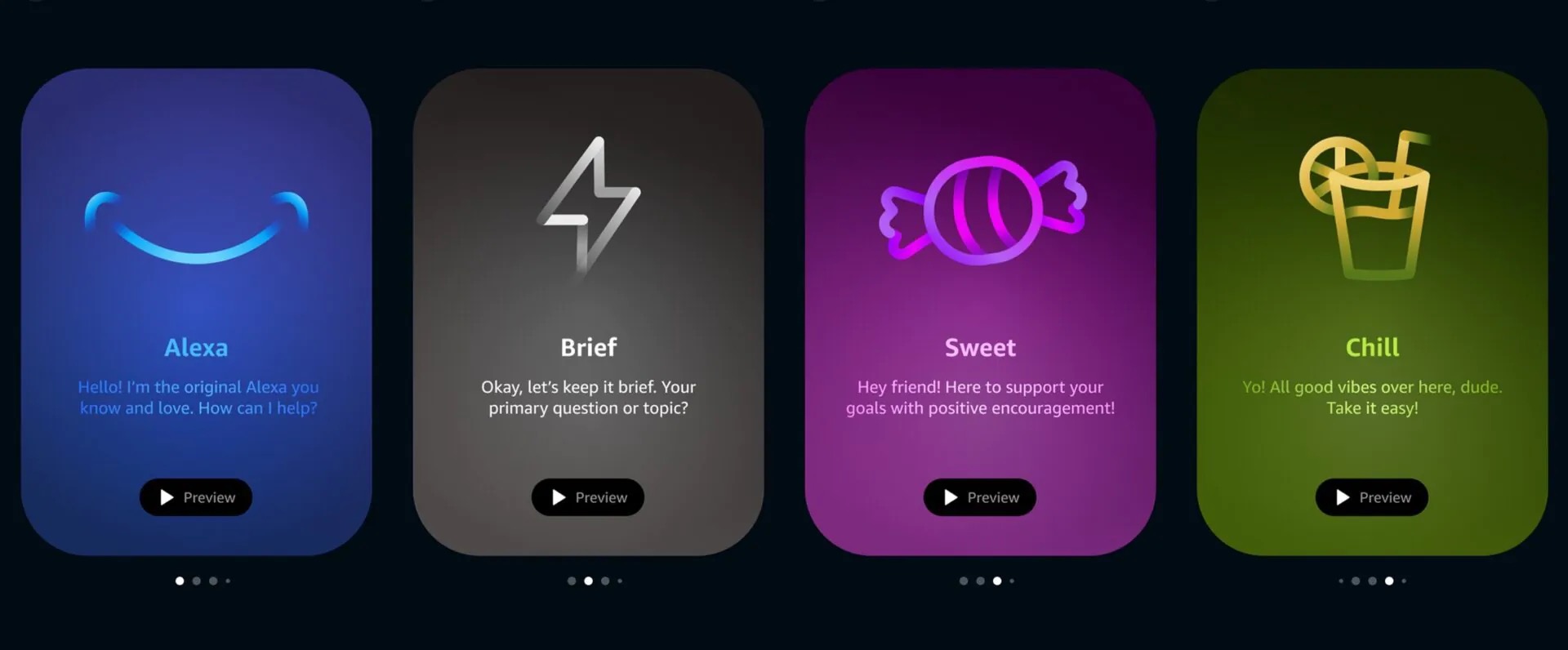 アレクサの新しいパーソナリティ