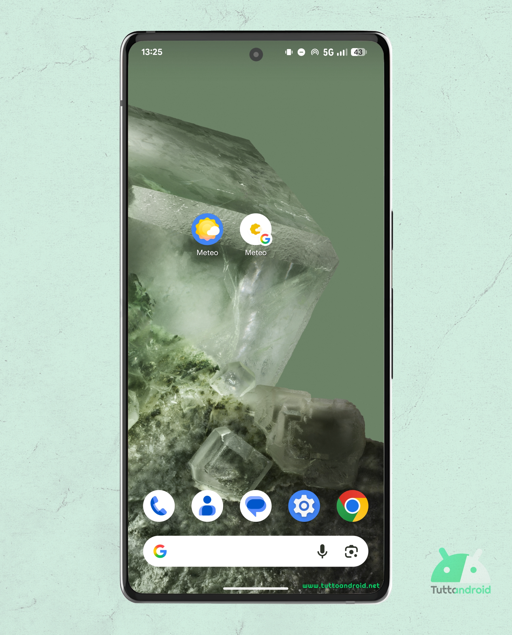 Pixel Weather と Google App Weather のショートカット tta