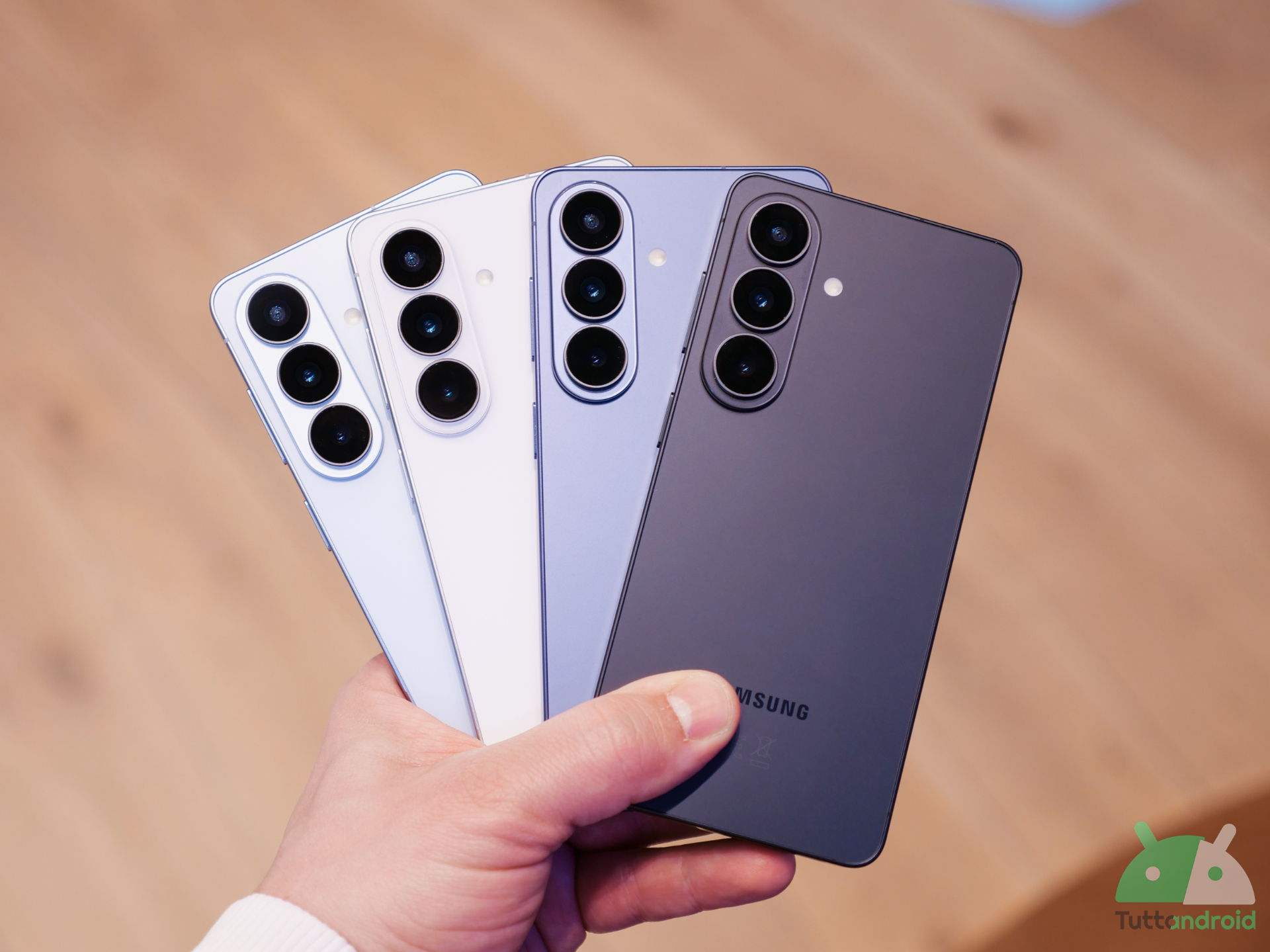 Samsung Galaxy S26の4色