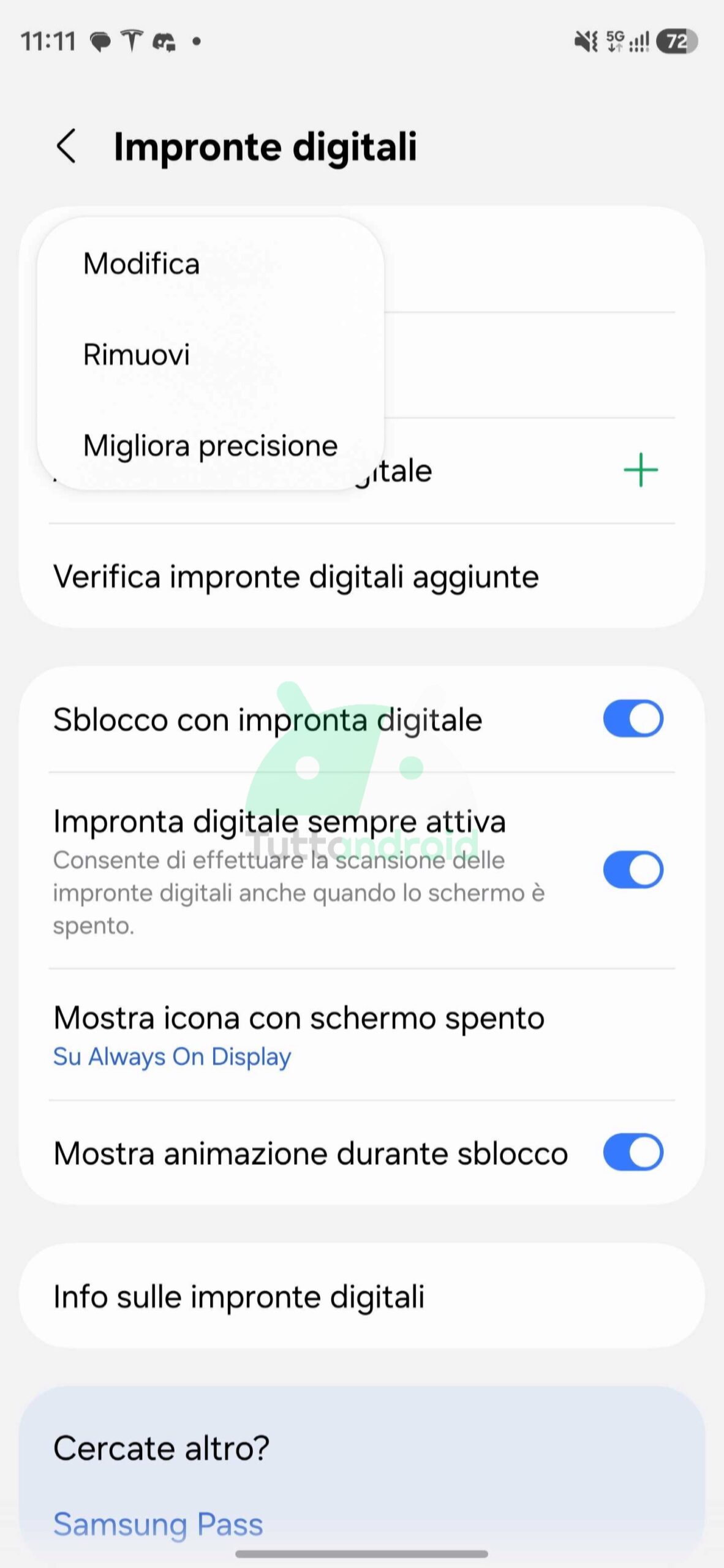 One UI 8.5 での指紋の精度が向上しました。