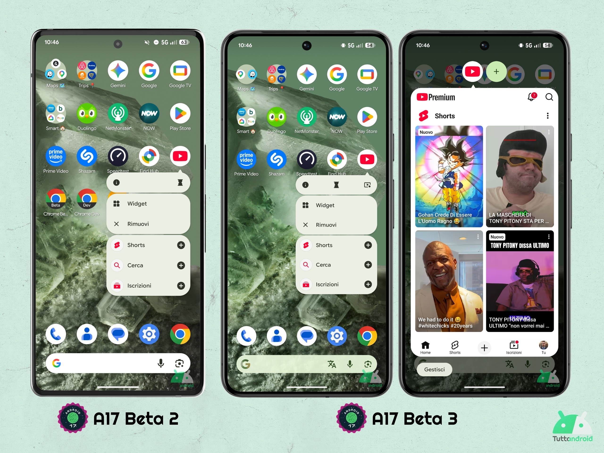 Android 17 - ベータ 3 - アプリのバブル