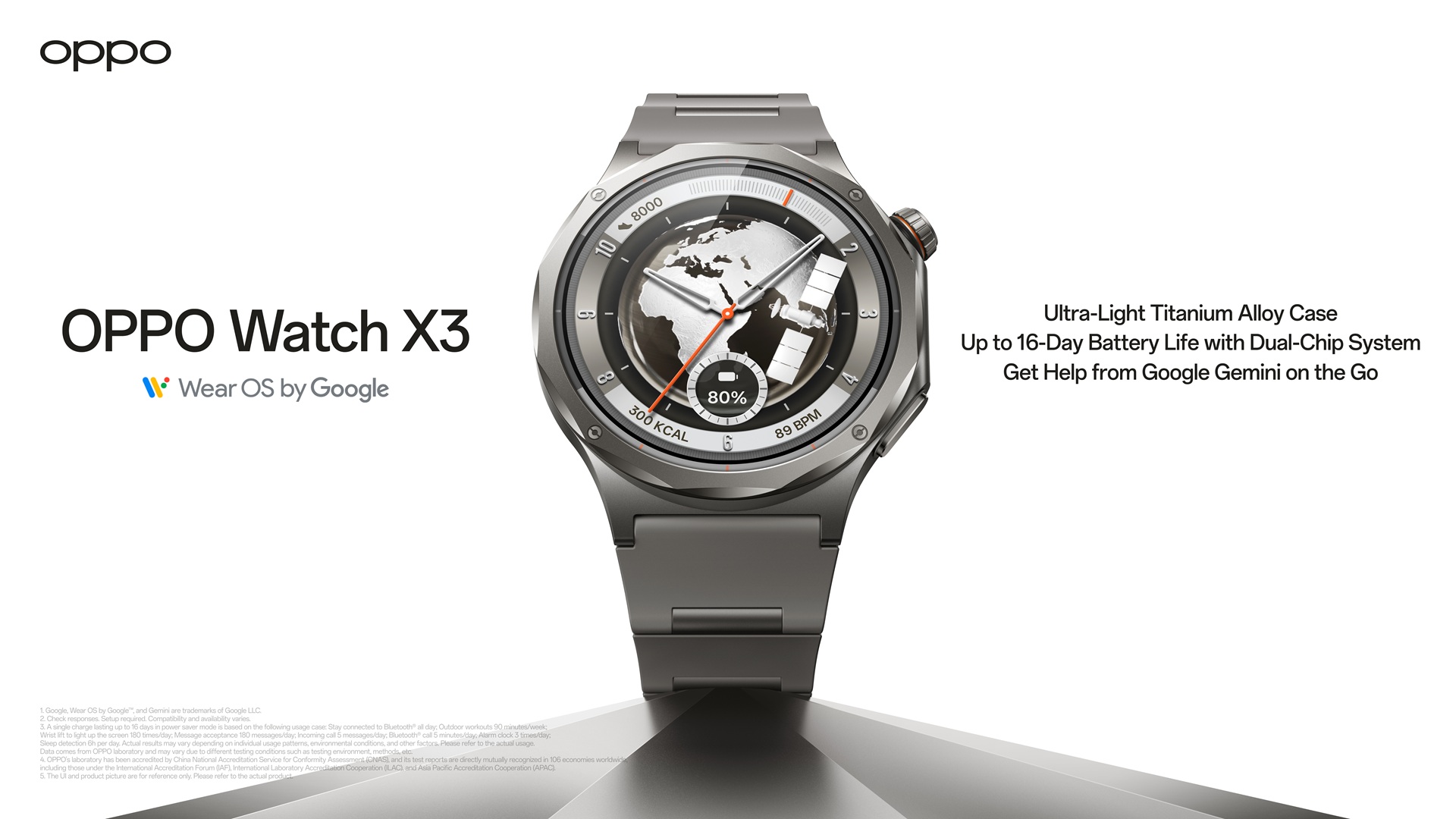 OPPO Watch X3 ugh - kv Hero