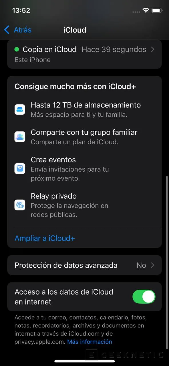 Geeknetic Apple iPhone 2 で iCloud のデータをバックアップまたは同期する方法