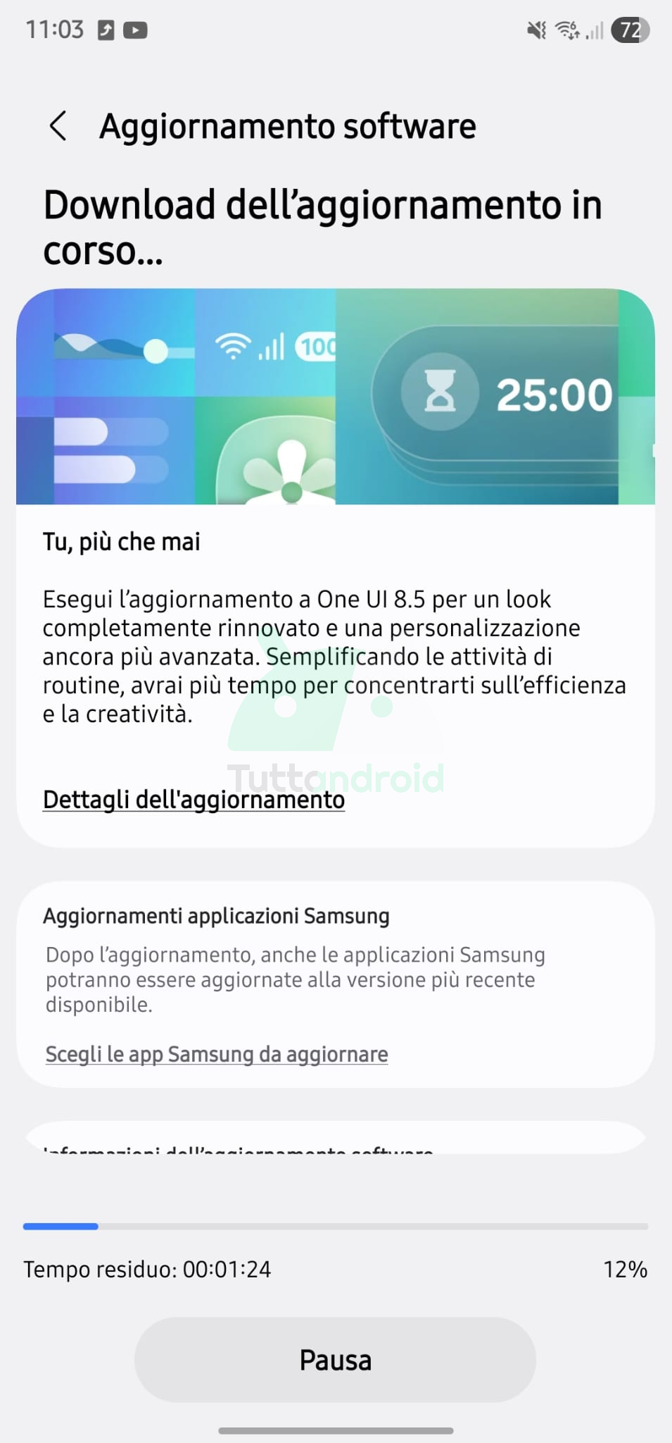 Samsung Galaxy S23 シリーズ用の 1 つの UI 8.5 アップデート