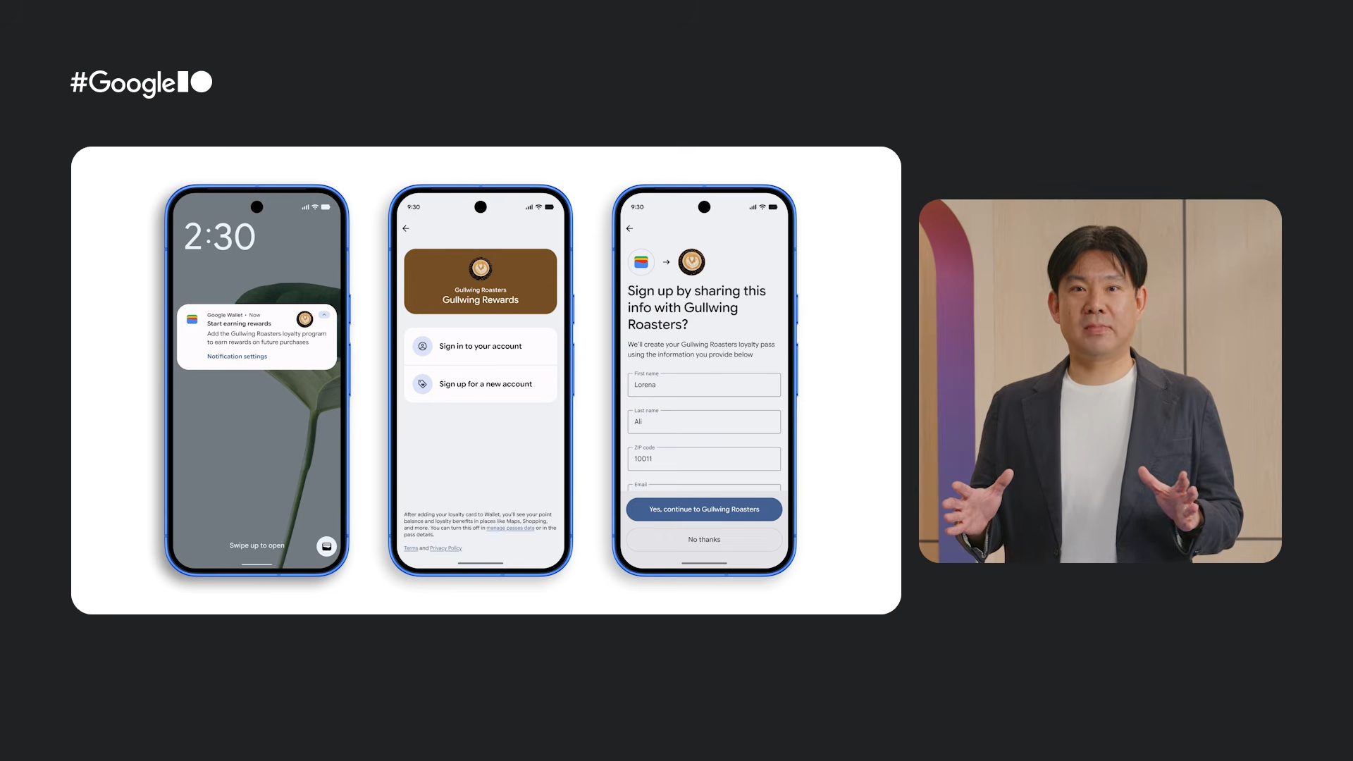 Google IO 2026 - Google ウォレット - ストアでのロイヤルティ プログラムの登録