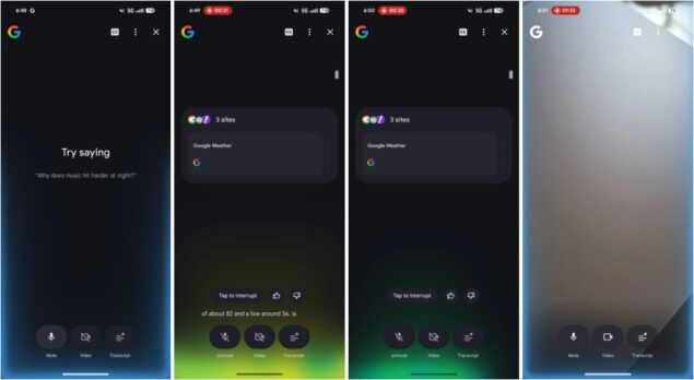 新しい Google 検索のライブ デザイン