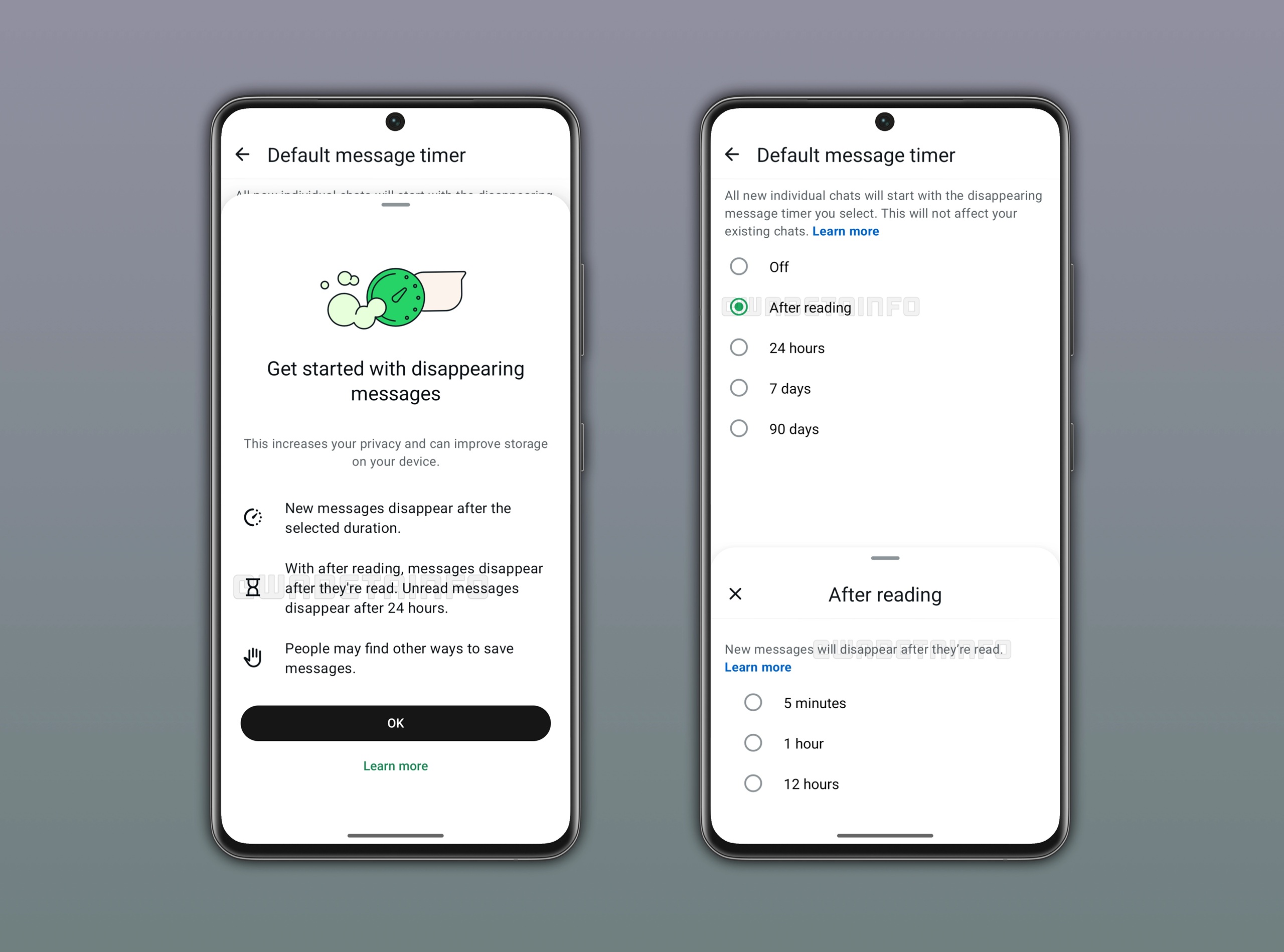 WhatsApp ベータ版 v2.26.19.11 - WBI 拡張一時メッセージ