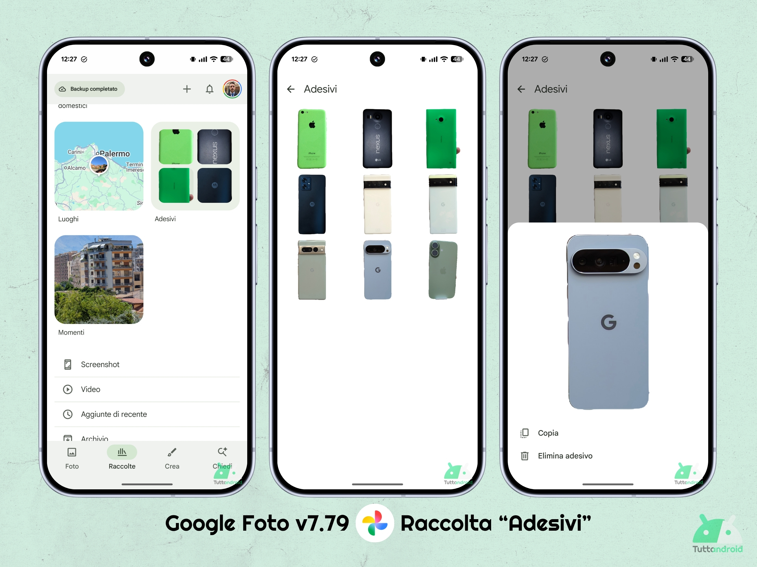 Google フォト v7.79 - 新しいステッカー コレクション