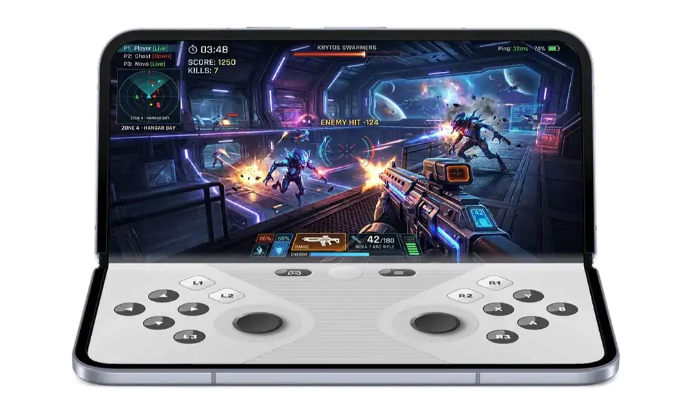 Google - Android 17 ニュース - 02 折りたたみ式デバイスでのゲーム