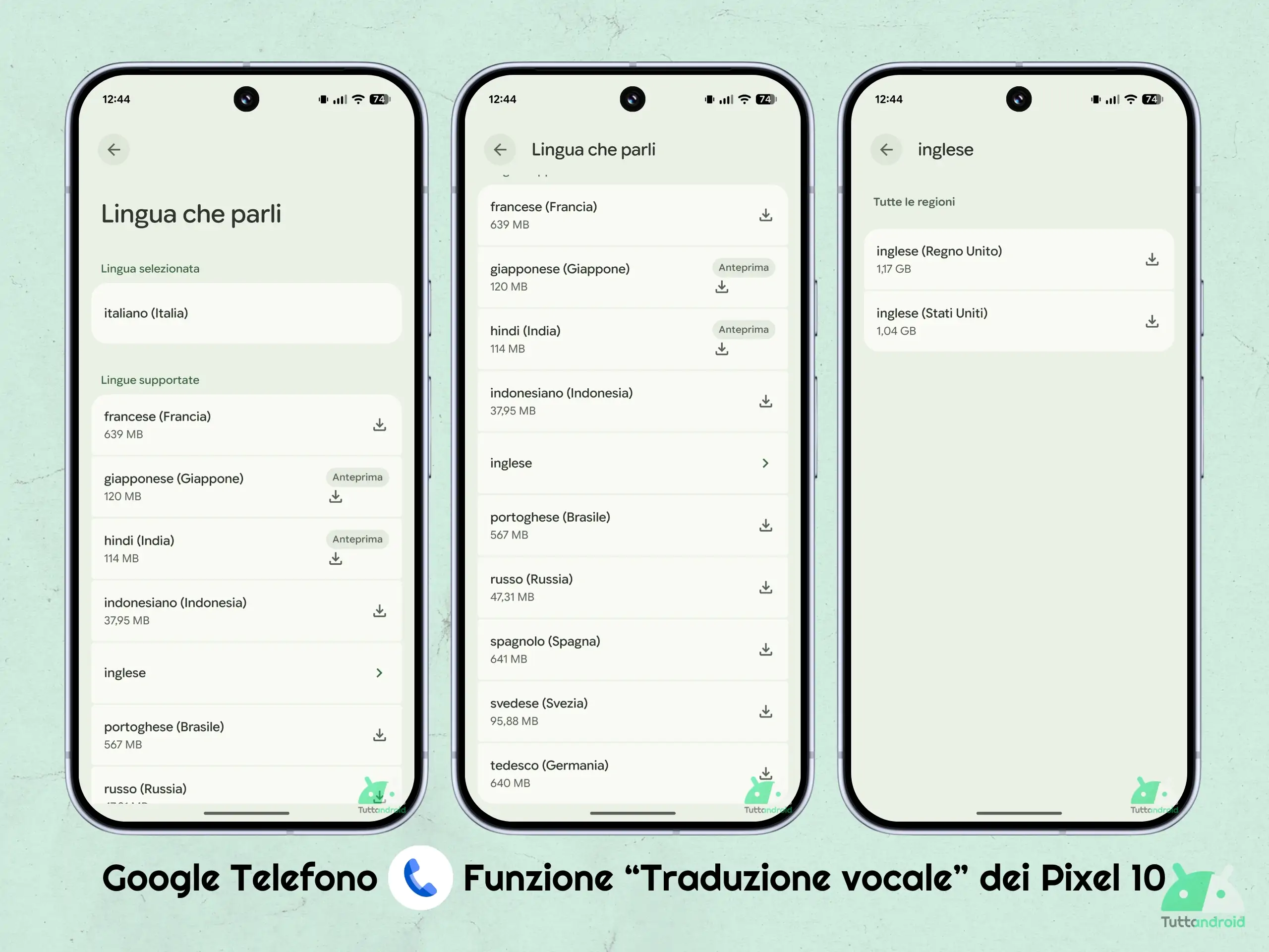 Google Phone - Pixel 10 - 音声翻訳機能