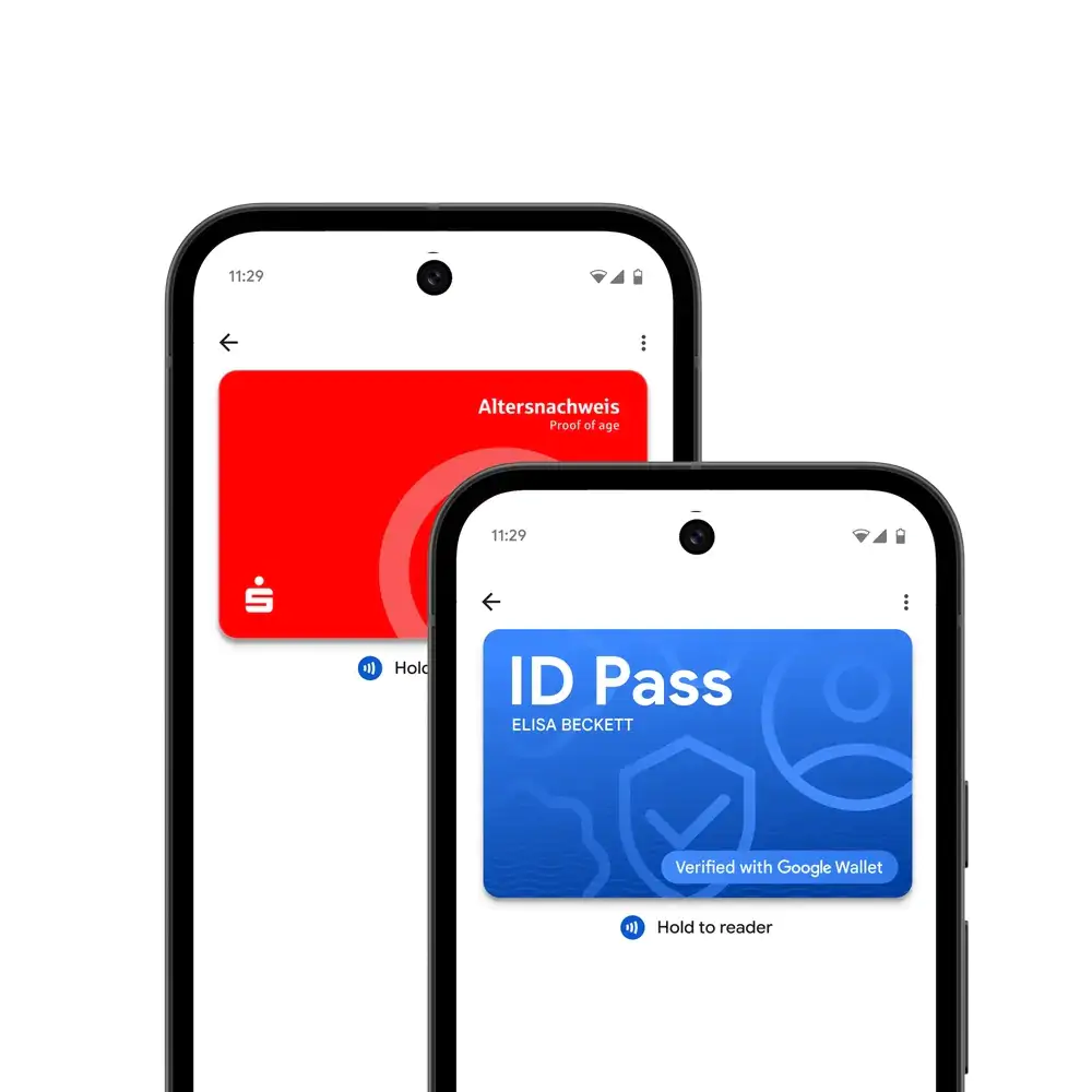 Google ウォレット - Sparkasse - 年齢認証 ヨーロッパ