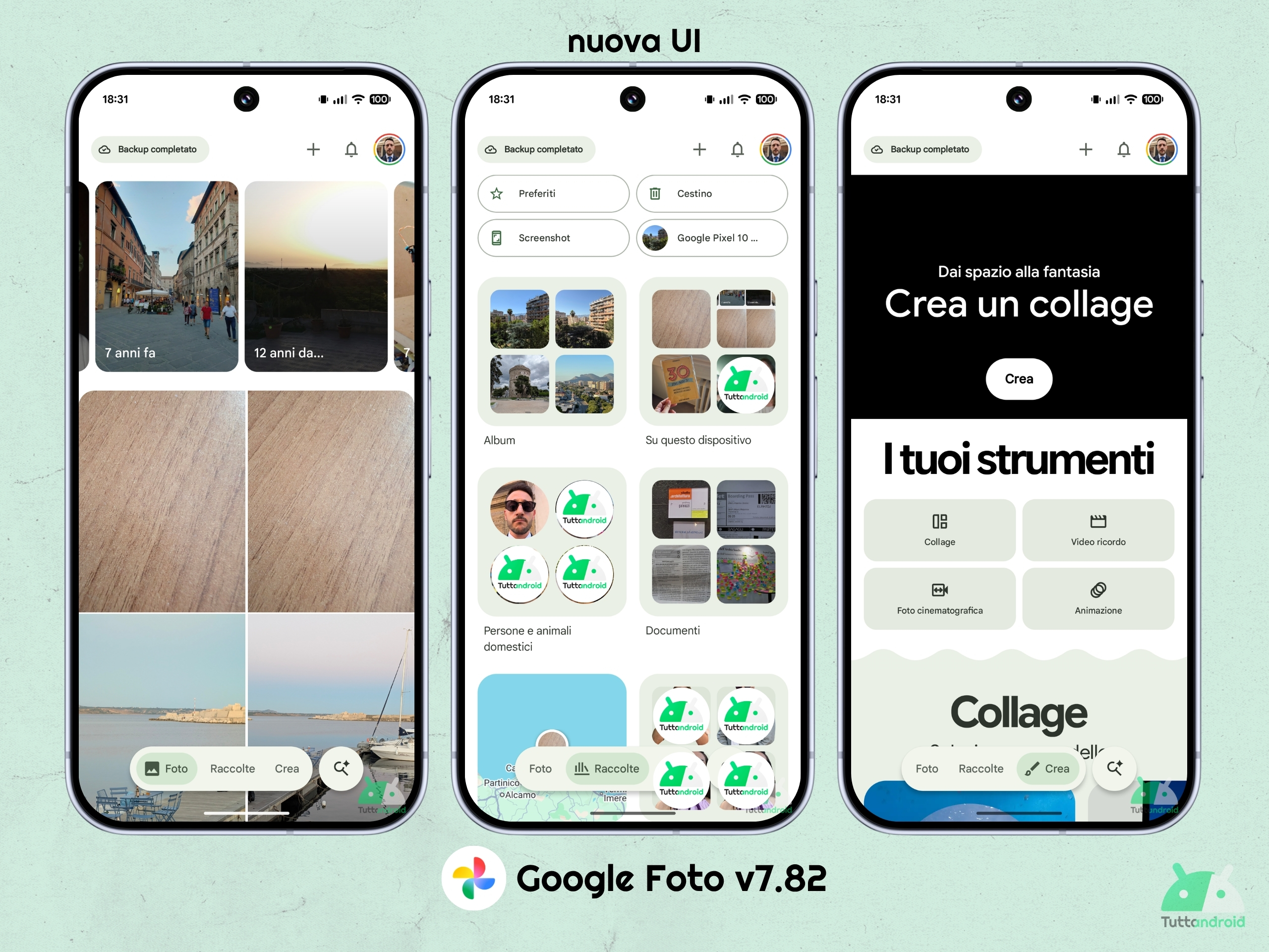 Google フォト v7.82 - 新しい UI