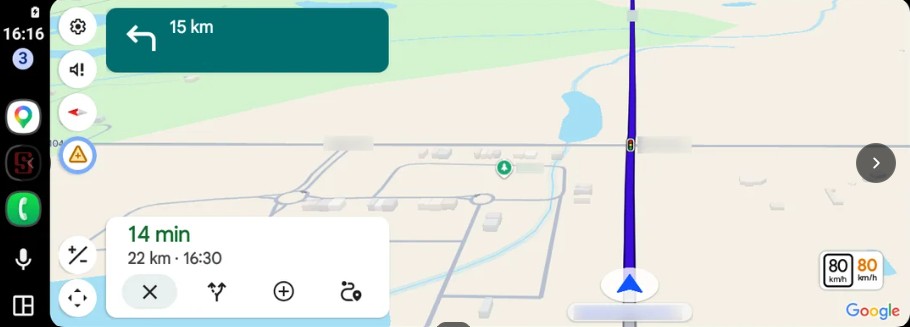 Android Auto Google マップ