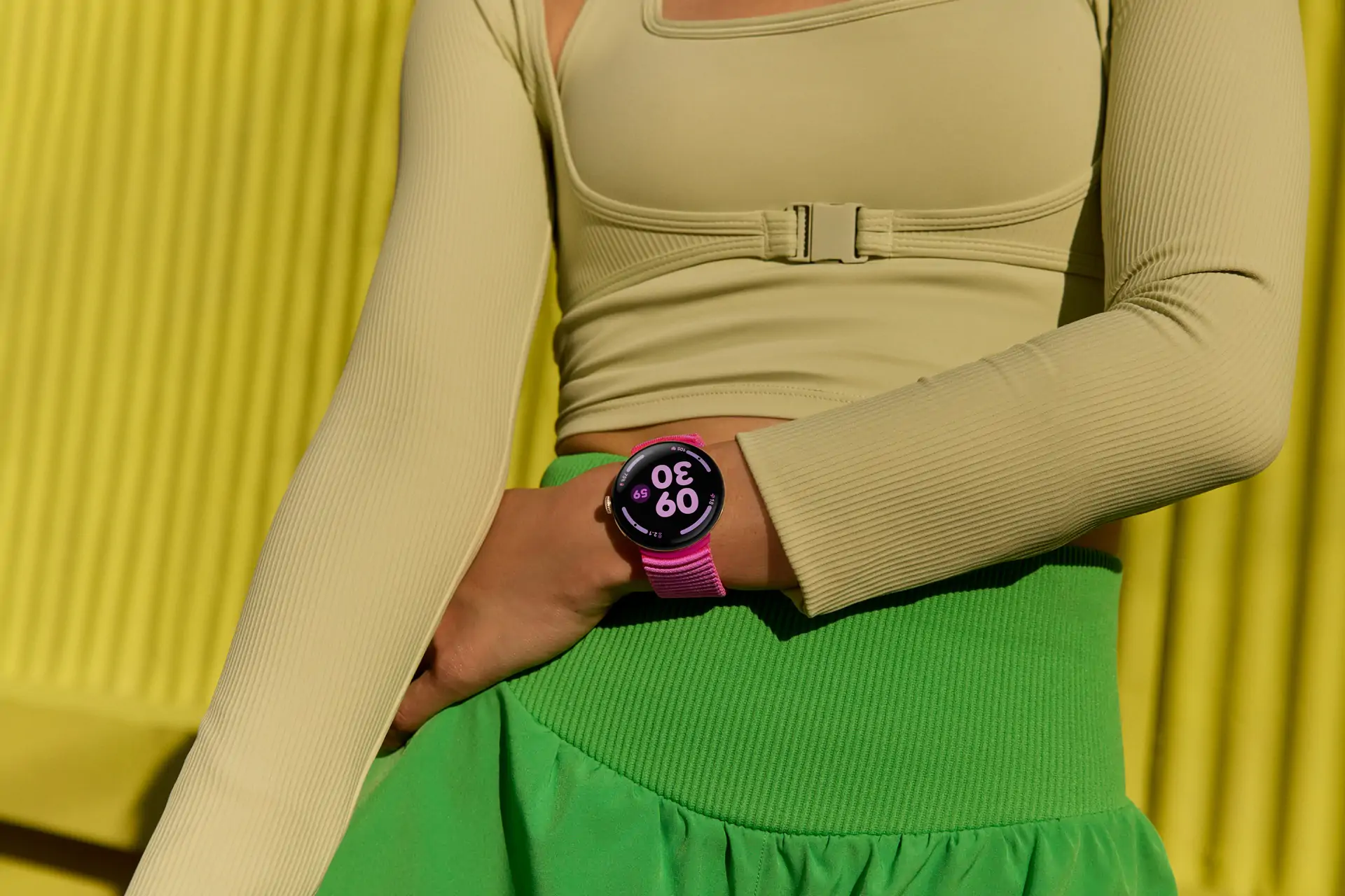 Google Pixel Watch 5 uff ライフスタイル ハイビスカス