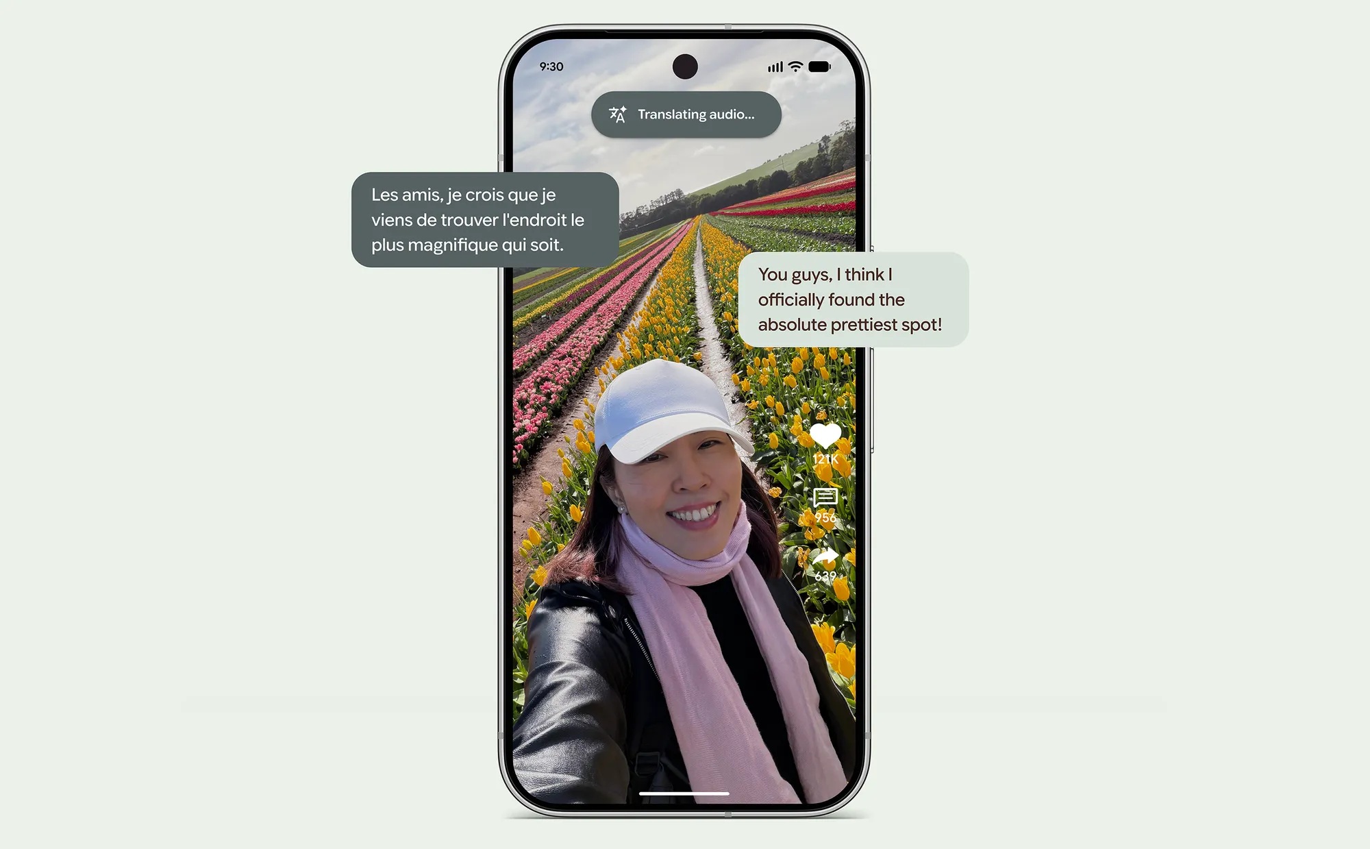 Google Pixel 11 - ライブ翻訳