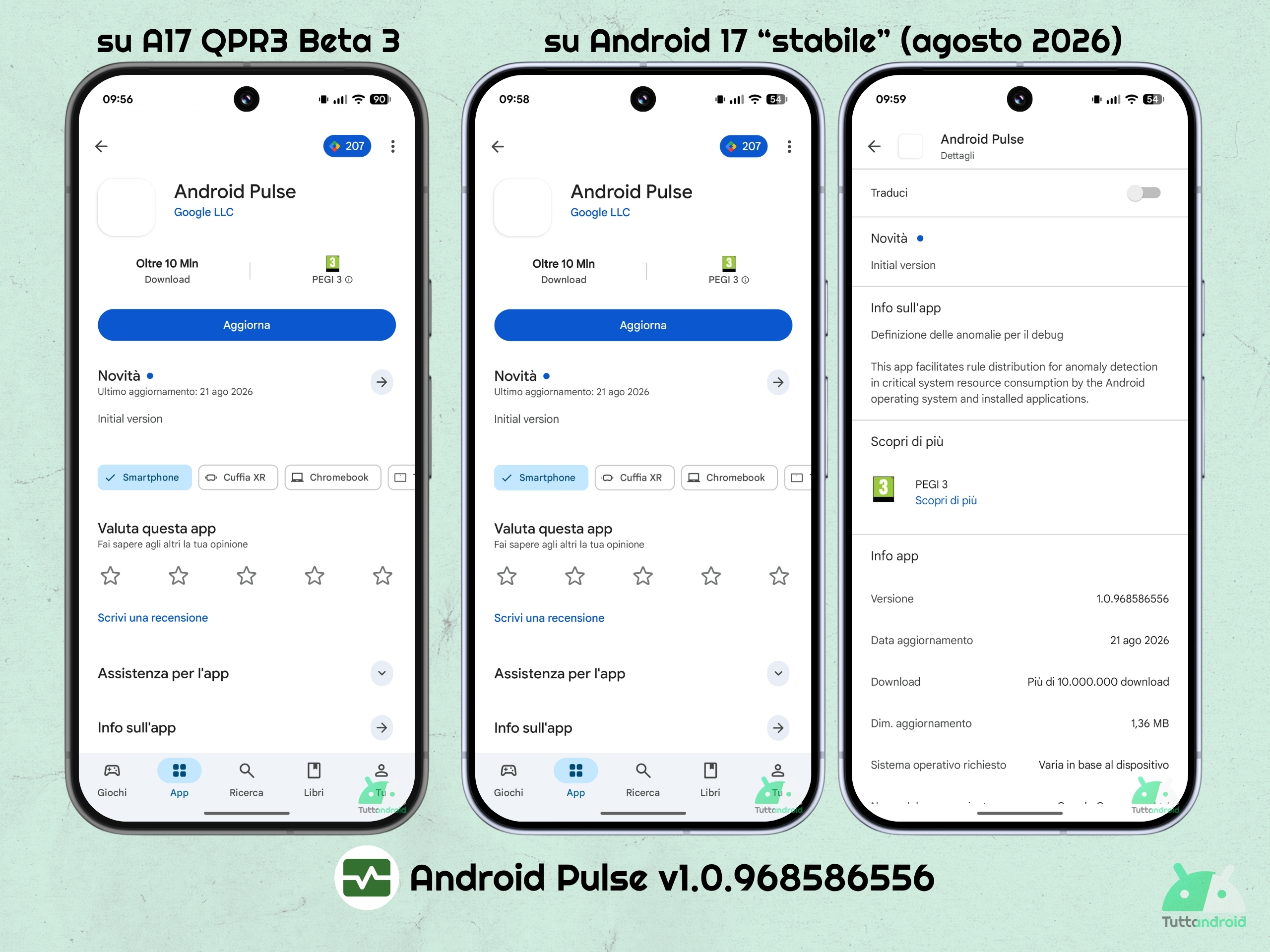 Android Pulse v1.0.968586556 Google Play ストア経由で公開
