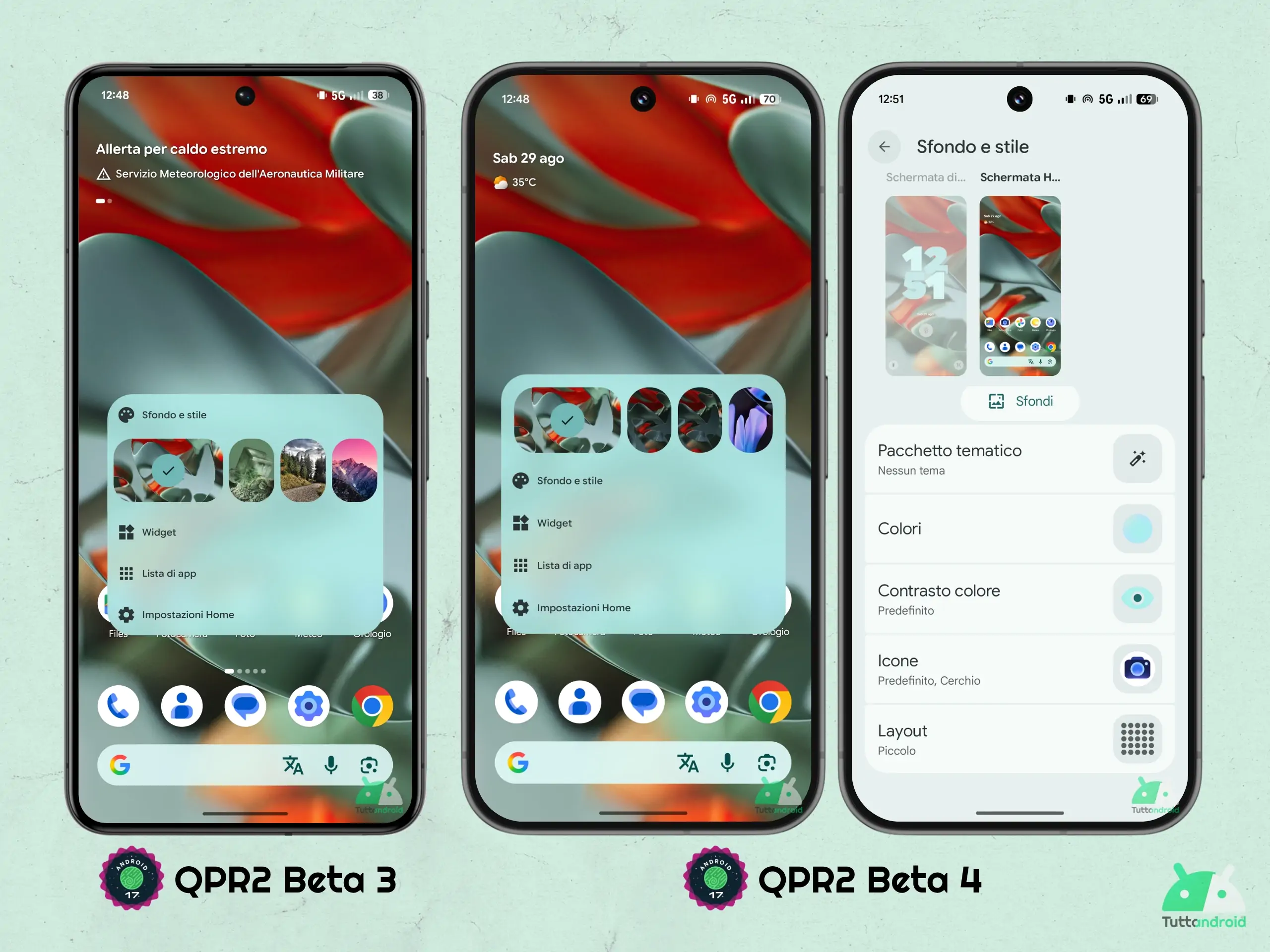 Android 17 QPR2 - ベータ 4 - 壁紙とスタイル - 新しい