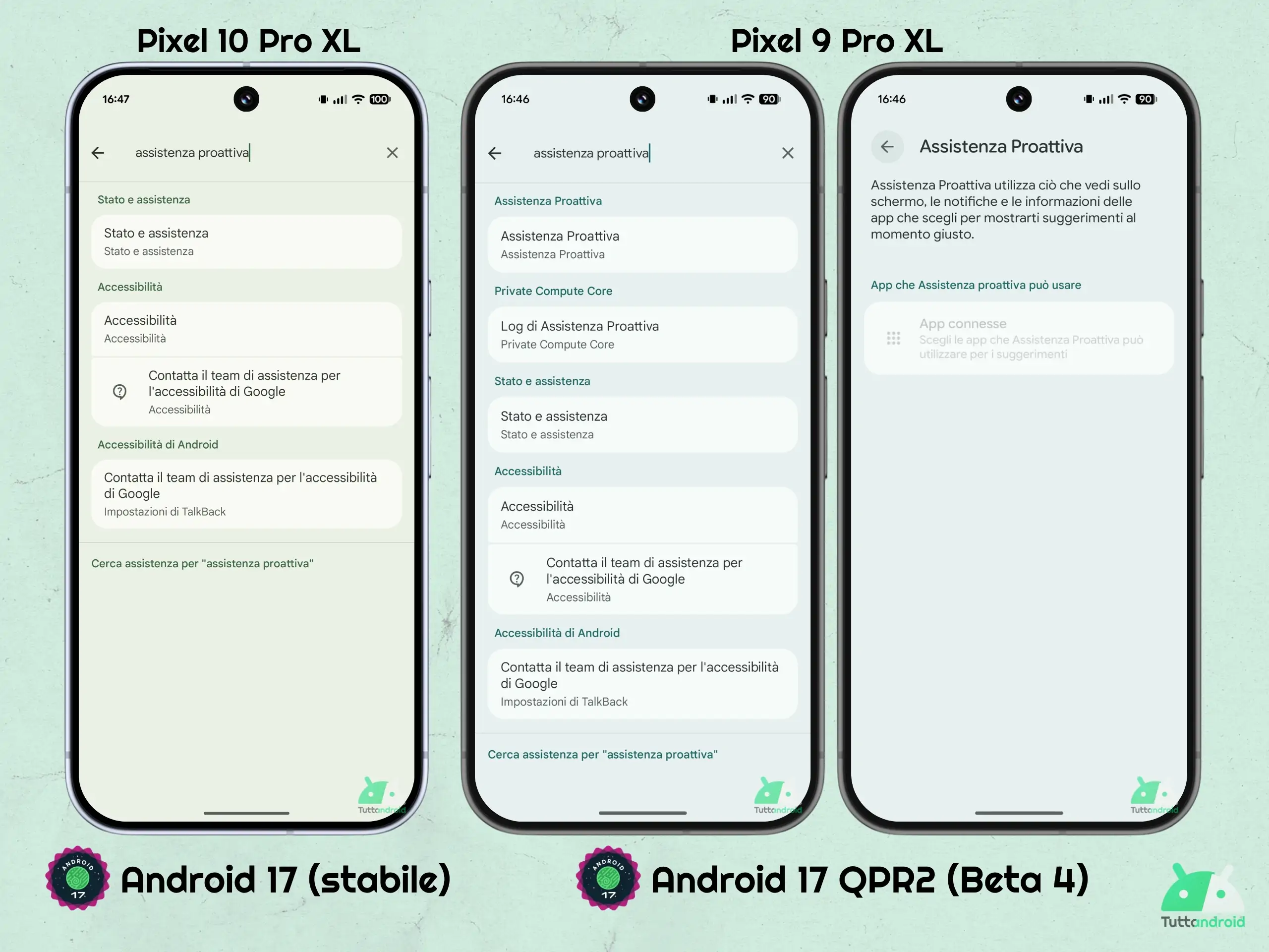 Android 17 QPR2 - ベータ 4 - プロアクティブ サポート