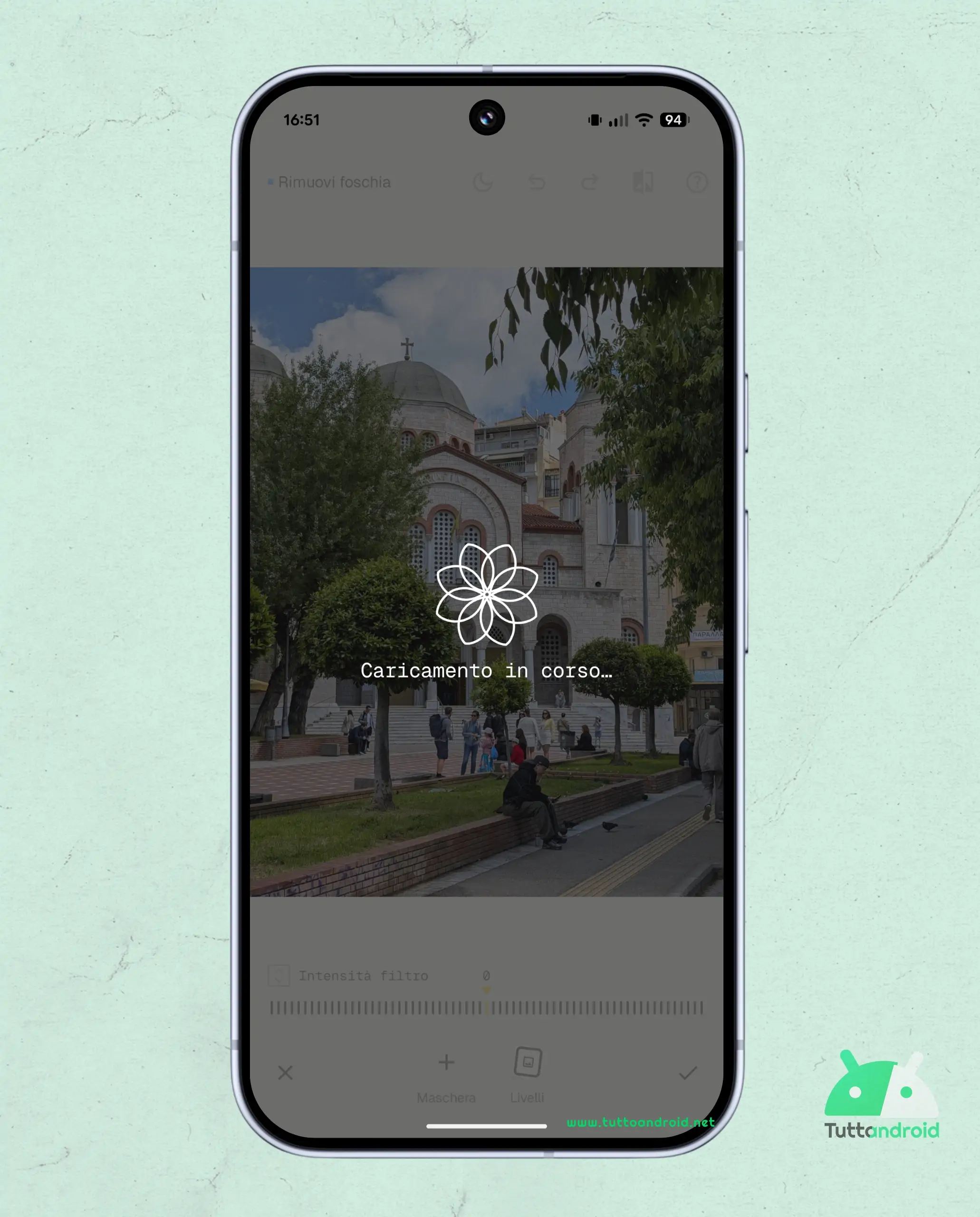 Snapseed v4.1.6 - ツール読み込みアニメーション