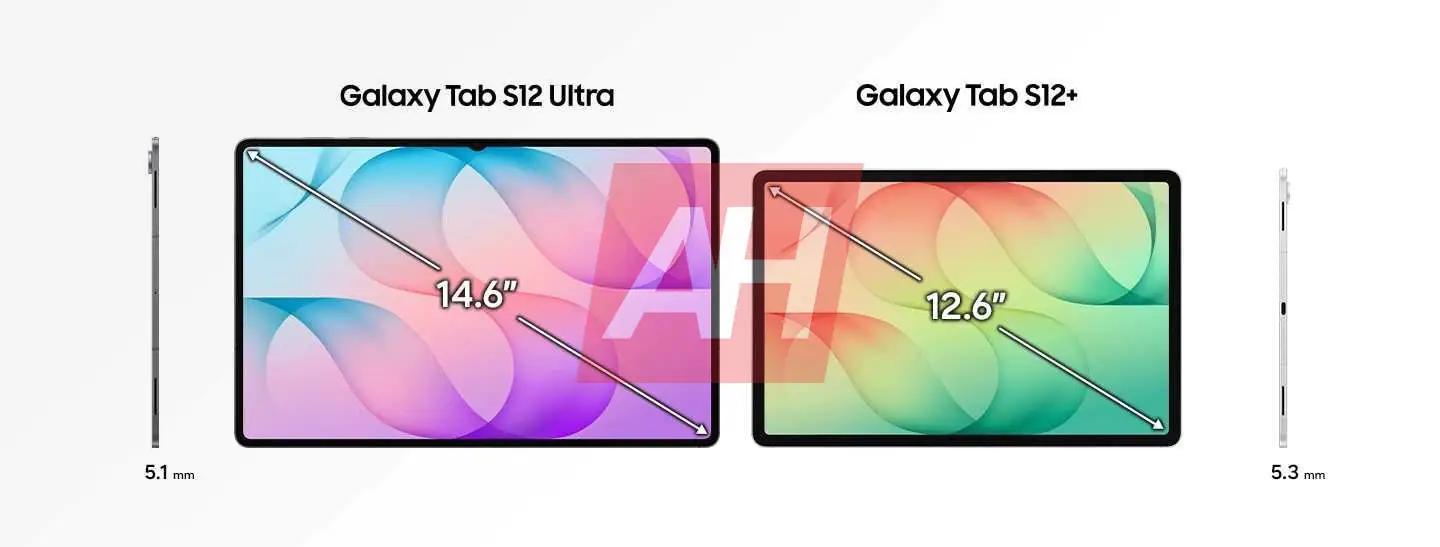 Samsung Galaxy Tab S12+ と S12 Ultra のリーク