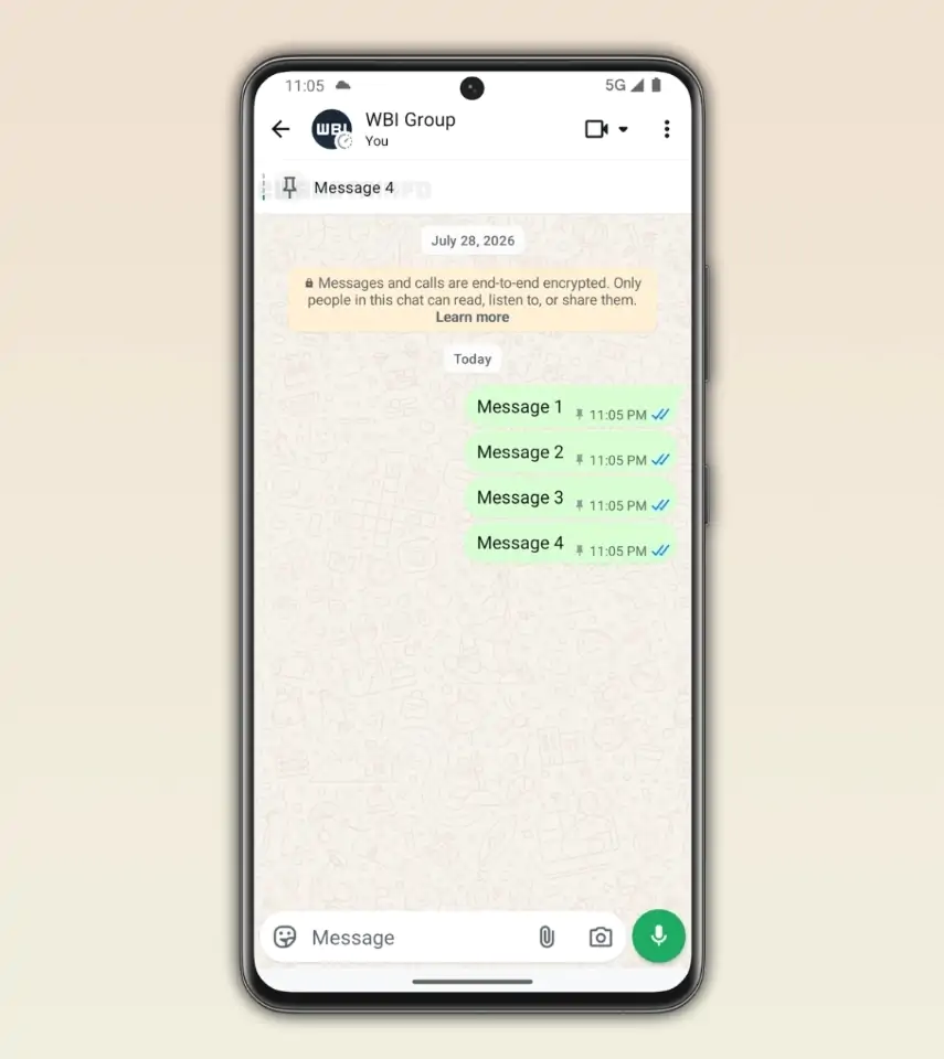 WhatsApp ベータ版