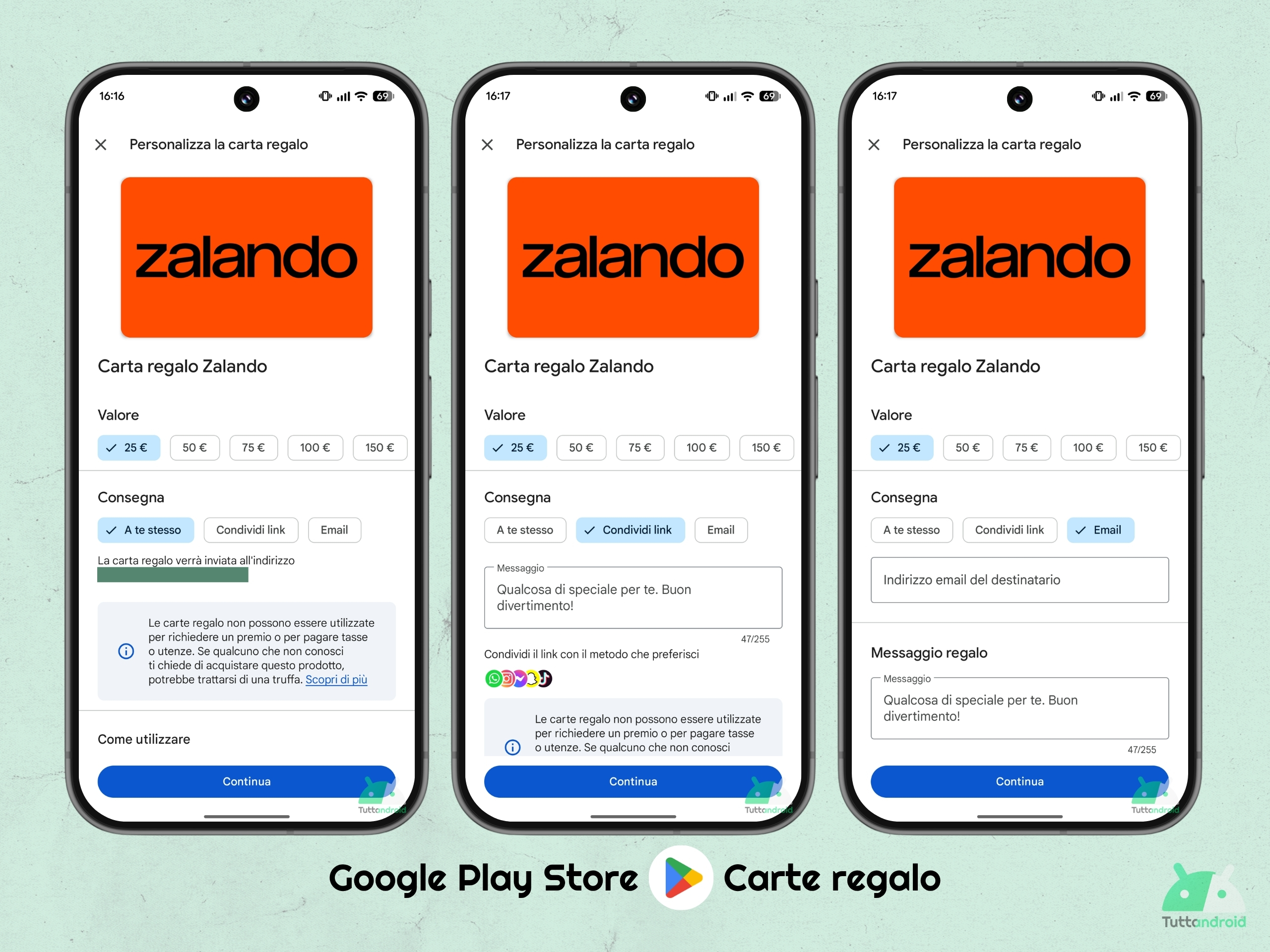 Google Play ストア - イタリアのギフトカード