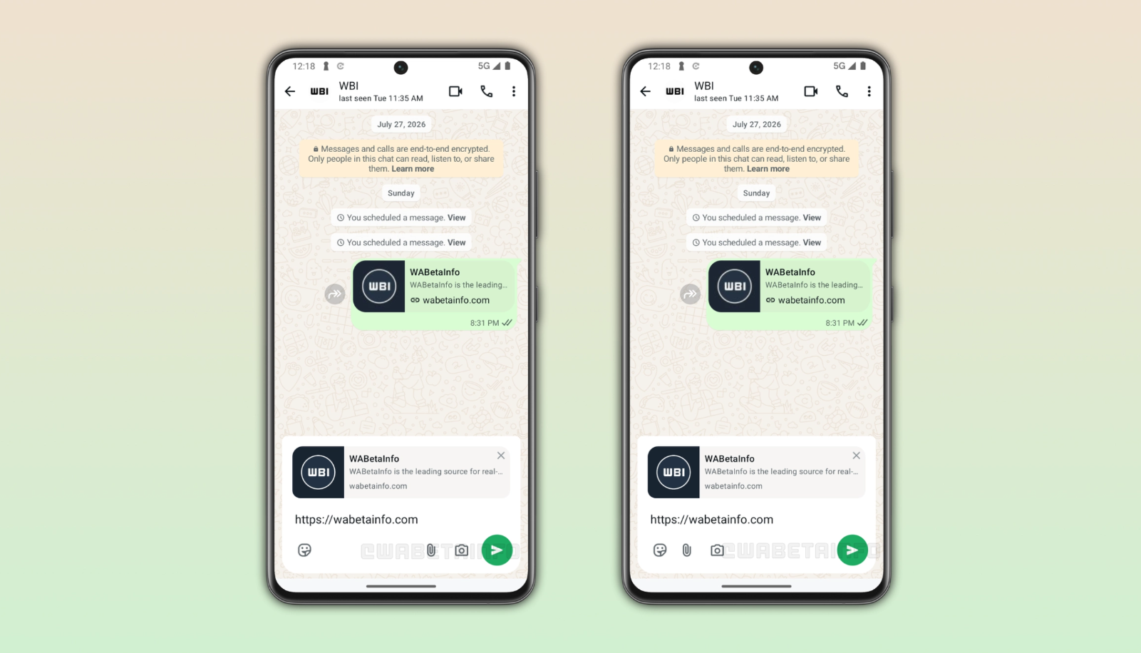 WhatsApp ベータ版